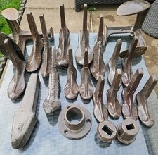 Cobblers Shoe Lasts Triform Anvils  AJK Anco Shoemakers Tools Job Lot Collection