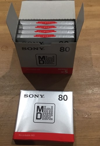 Sony md80 blank minidisc - sony,