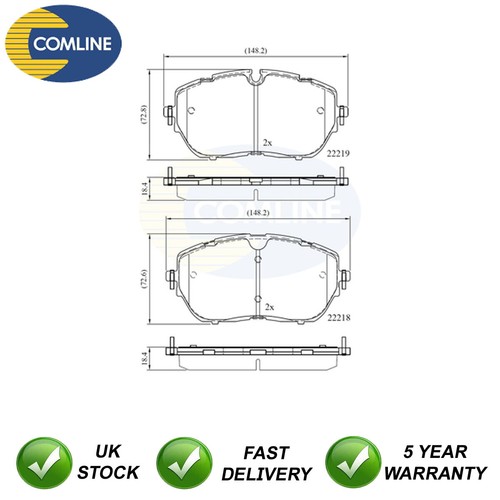Brake pads set front - set,