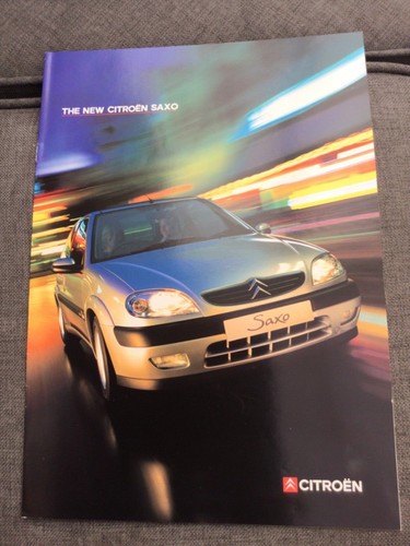 Citroen saxo 1999 - brochure, in