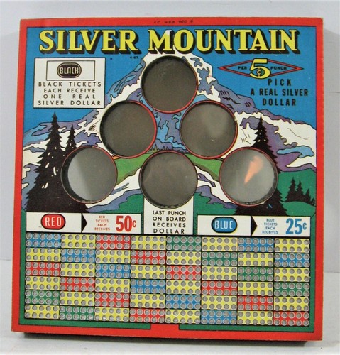 Vintage silver dollar mountain - vintage,