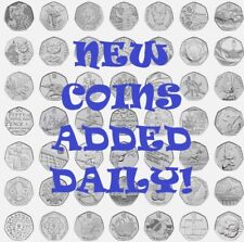 Rare 50p Coins CIRCULATED or BU Olympic Salmon Beatrix Potter Paddington WWF Kew