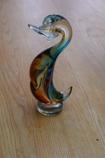Murano style glass Duck, great condition 1960s