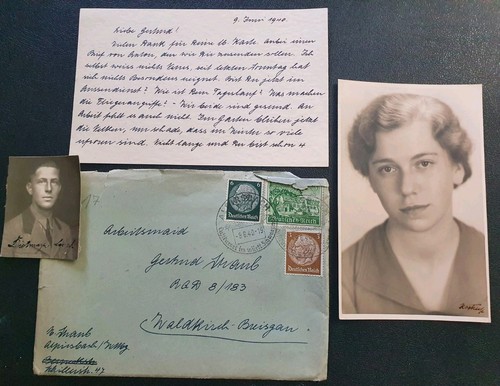 German ww2 wk2 letter and - german,