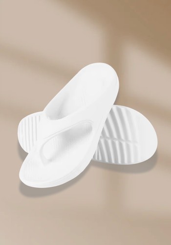 Orthopaedic white flip flops - orthopaedic,