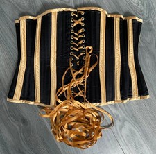 womens black and gold heavy