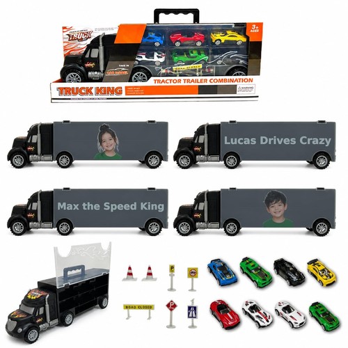 Personalised car transporter - personalised,