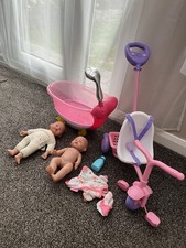 Baby Toy Bundle Dolls Trike Baby Born Bath