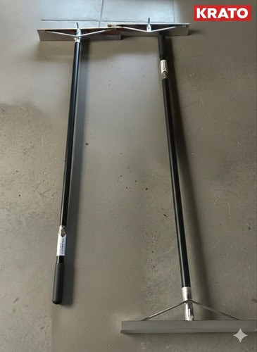 Aluminium concrete placer rake - aluminium,