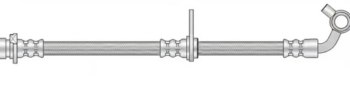 Flexible brake hose with