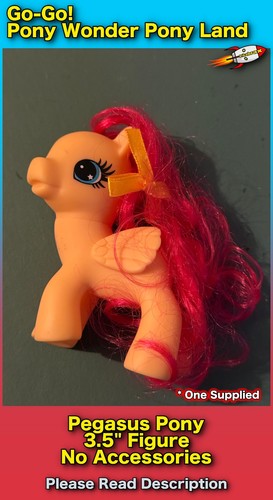 Toy pegasus pony - gi-go,