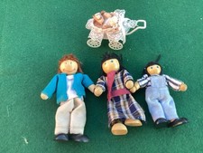 Vintage Dolls House Family