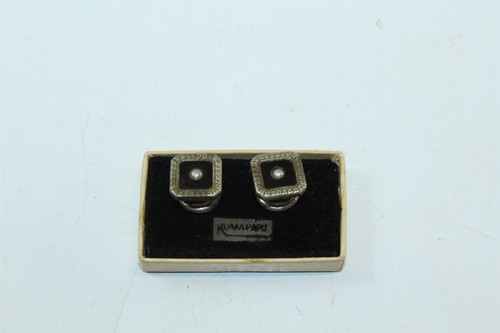 Vintage snap cufflinks - snap,