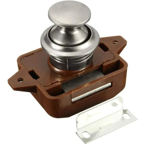 Latch knob push button - push,