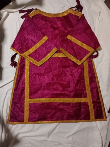 Ancient planet chasuble red - ancient,