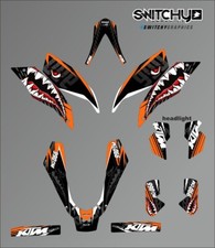 KTM 990 SM SUPERMOTO Stickers Set compatible 'SPITFIRE BLACK' Decals