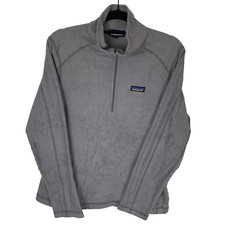 Patagonia Micro D™ 1/4-Zip Grey Fleece Jacket Women's Size Large