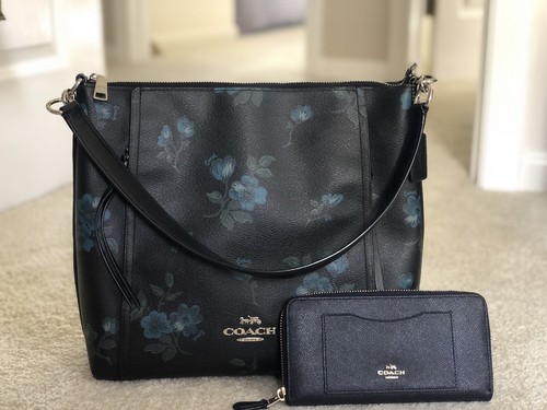 Coach authentic floral navy - authentic,