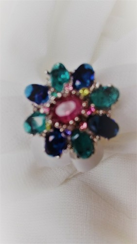 Silver diopside tanzanite - diopside,,