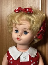 Vintage Mattel Rosebud Chatty Cathy Doll With Pull String Voice 1960s Toy 21”