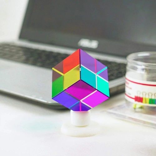 Decorative acrylic prism cube - prism,
