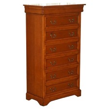 EXTRA LARGE CONSORZIO MOBILI TALLBOY DRAWERS IN CHERRY WOOD, HUGE STORAGE