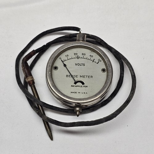 Vintage beede meter volt - meter,