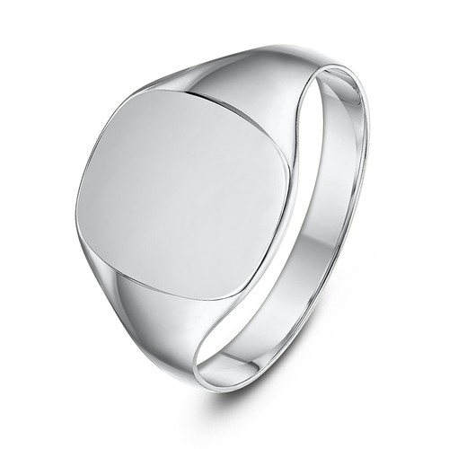 9ct white gold cushion - 9ct,