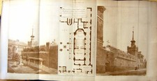 Old 1896 Architecture Plan Chapel Buildings Saint Saviours Priory Hag 19th