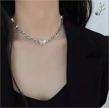 Heart Butterfly Necklace 925