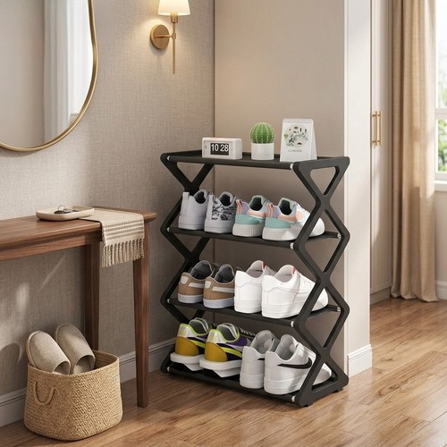 Tier shoe rack narrow - 4, rack,