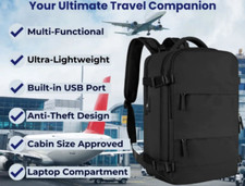 Backpack - Back to School/Carry-On Cabin Size/Laptop Compartment with USB Port