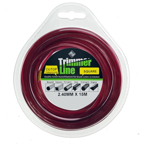 Strimmer line 4mm - 2.4mm, square