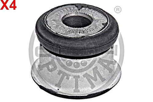 Front rear axle beam mounting - front,