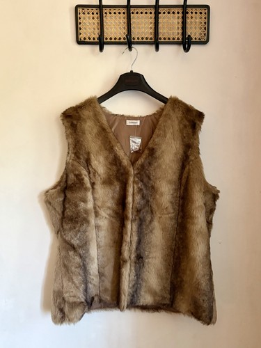 Damart faux fur gilet - damart,