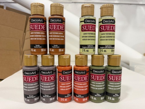 Decoart suede acrylic - acrylic, 10