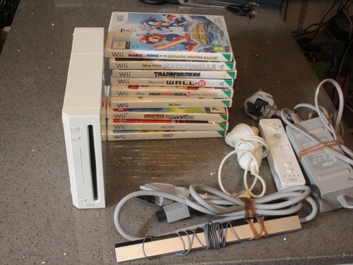 Nintendo wii white - white, console