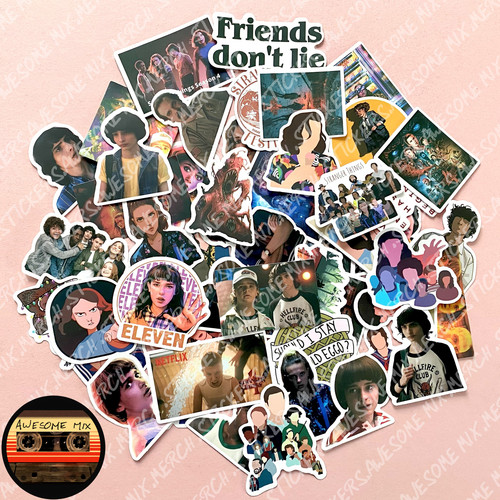 Stranger things stickers - 50, tv