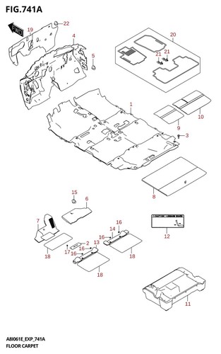 Suzuki genuine dash - suzuki, pad