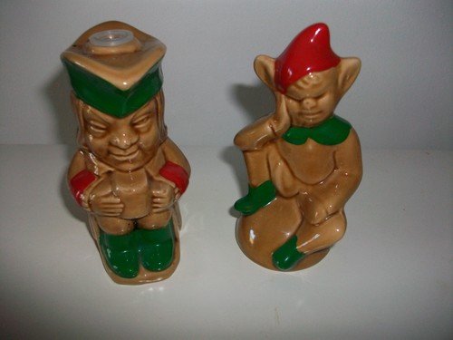 Miniature bottle pixie and - bottle,