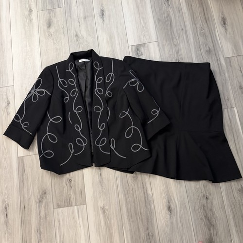 Kasper 2pc skirt open - kasper,