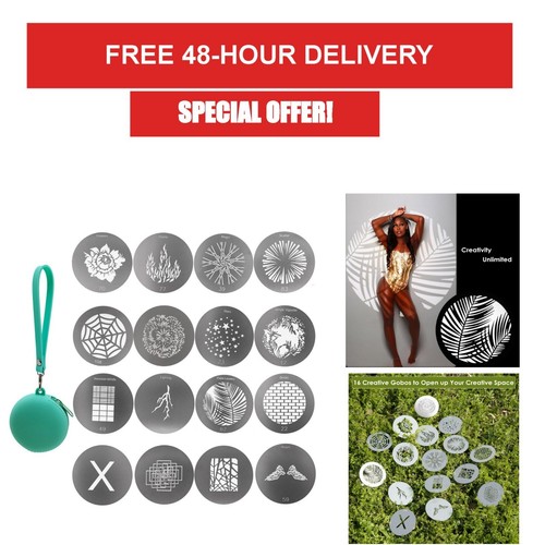 16pcs round gobos kit - gobos, for