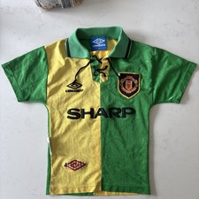 Original Manchester United 1992/1994 Newton Heath Third Shirt Small Boys