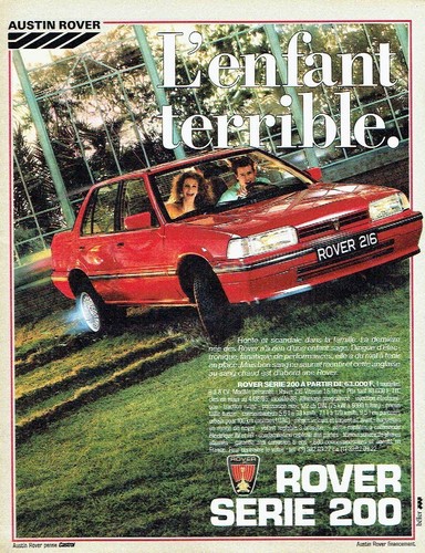 1985 rover 216 200 series - rover,