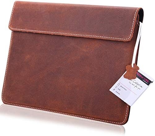 Real leather tablet - case, for