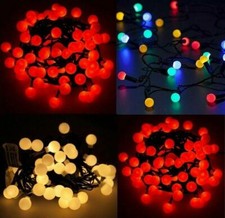 Christmas LED Berry Fairy String Lights Xmas Lights Outdoor Indoor Timer 8 Modes