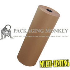 Heavy Duty Thick Brown Kraft Wrapping Paper - FREE P&P