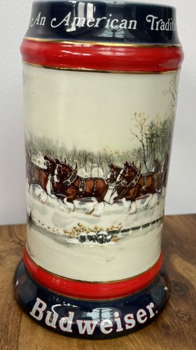 1990 budweiser stein an - 1990, (an