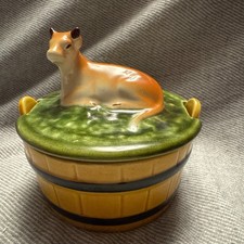 Vintage ceramic round - ceramic,