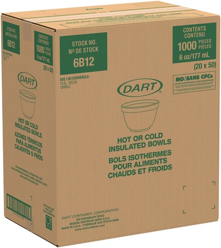 Dart 6b12 foam bowl - 6b12, 6